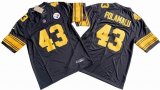 Pittsburgh Steelers 43# Troy Polamalu black yellow Nike Vapor F.U.S.E. Limited Jerse