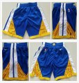 Youth Nike Golden State Warriors blue nba shorts