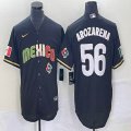 2023 World Cup Mexico #56 Randy Arozarena black majestic baseball jerseys 34