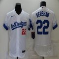 Nike Los Angeles Dodgers #22 Clayton Kershaw white Flexbase Authentic Collection Jersey