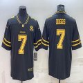 Nike Dallas Cowboys #7 Trevon Diggs black Color Rush Limited Jersey The third generation