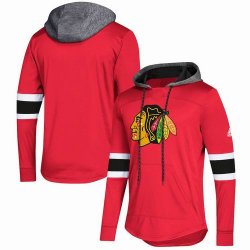 Custom Adidas Chicago Blackhawks red personality Ice Hockey Hooded Sweatshirt