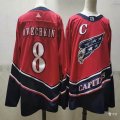 Adidas Washington Capitals #8 Alex Ovechkin red ice hockey Jerseys-PD