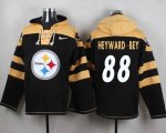 Custom Pittsburgh Steelers #88 Heyward-Bey black yellow nfl Hooded Sweatshirt