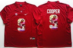 Alabama Crimson Tide #9 Amari Cooper red college football jersey(1)