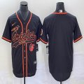 Nike Baltimore Orioles Blank black majestic baseball jersey Joint name-BD 02