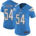 Women Chargers #54 Melvin Ingram Nike skyblue Color Rush Limited Jersey