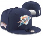 2023 Oklahoma City Thunder blue NBA Snapback Hats