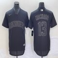 Nike San Diego Padres #13 Manny Machado black MLB Baseball jerseys Inverted version-BD