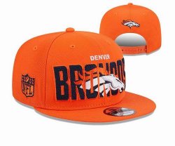 2023 Broncos orange NFL Snapback Hats-YD