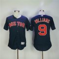 Boston Red Sox #9 Williams blue Flexbase Authentic Collection Jersey