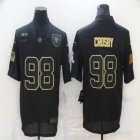 Nike Oakland Raiders #98 Maxx Crosby black Salute To Service Limited Jersey-BD