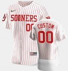 Custom Oklahoma Sooners white ncaa jerseys