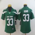 Women Nike New York Jets #33 Jamal Adams Green Color Rush Limited Jersey-BD