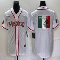 2023 World Cup Mexico blank white majestic baseball jerseys 23