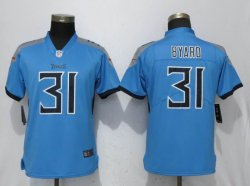 Women Nike San Titans 31 Byard skyblue 2017 Vapor Untouchable Player jersey