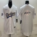 Nike Los Angeles Dodgers #24 Kobe Bryant White majestic baseball Jersey 2020 World Series Champions 01