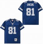 Dallas Cowboys #81 Terrell Owens blue throwback nfl jersey