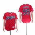 Cleveland Indians #99 Ricky Vaughn red Flexbase Authentic Collection Jersey