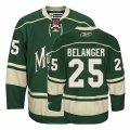 Minnesota Wild 25# BELANGER green NHL jerseys