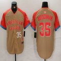 Nike Baltimore Orioles #35 Adley Rutschman Cream 2024 MLB All-Star jersey 03