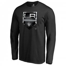 Men\'s Los Angeles Kings Fanatics Branded Black Midnight Mascot Long Sleeve T-Shirt