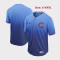 Nike Chicago Cubs Blank Blue drift baseball jersey