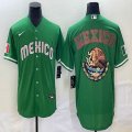 2023 World Cup Mexico blank green majestic baseball jerseys 19