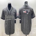 Nike New England Patriots blank Hemp gary baseball jerseys Joint name-BD 01