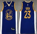 Golden State Warriors #23 Draymond-Green blue nike nba basketball jerseys 75th-XD