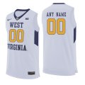 Custom West Virginia white ncaa basketball jersey