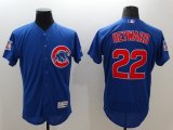 2016 Chicago Cubs #22 Jason Heyward blue elite baseball jerseys