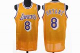 Los Angeless Lakers 8 Bryant yellow NBA Jersey