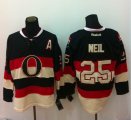 Ottawa Senators 25 Chris Neil Black NHL jerseys A patch