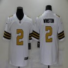 Nike New Orleans Saints #2 Jameis Winston white Color Rush Limited Jersey-BD