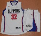 Los Angeles Clippers #32 Blake Griffin white nba basketball suits