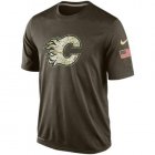 Men Calgary Flames Salute To Service Nike Dri-FIT T-Shirt