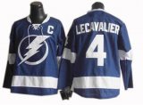 Tampa Bay Lightning #4 LECAVALIER blue NHL Jerseys.