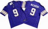 Minnesota Vikings J.J. McCarthy Nike Purple Vapor F.U.S.E. Limited Jersey 01