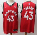 Nike Toronto Raptors #43 Pascal Siakam red NBA basketball Jersey-S8