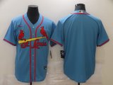 Nike St.Louis Cardinals blank skyblue MLB baseball Jerseys-BD