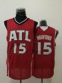 Atlanta Hawks #15 Al Horford red nba basketball jersey