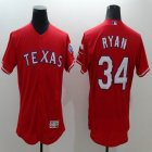 2016 Texas Rangers 34# Nolan Ryan red elite baseball jersey