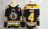 Adidas Boston Bruins #4 Bobby Orr Black NHL Jerseys