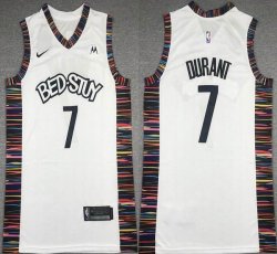 Nike Brooklyn Nets #7 Kevin Durant White NBA Jersey-XD