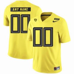 Custom Oregon Ducks yellow College Color Rush Limited Jerseys