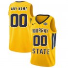 Custom Murray State Racers yellow college Basketball Jersey 01