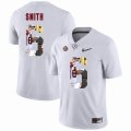 Custom Alabama Crimson Tide #6 DeVonta Smith white fashion college football jersey