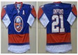 Reebok New York Islanders 21 Kyle Okposo blue Ice hockey Jerseys A patch