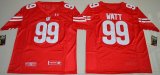 2016 UA Wisconsin Badgers J.J Watt 99 College Football Jersey - Red